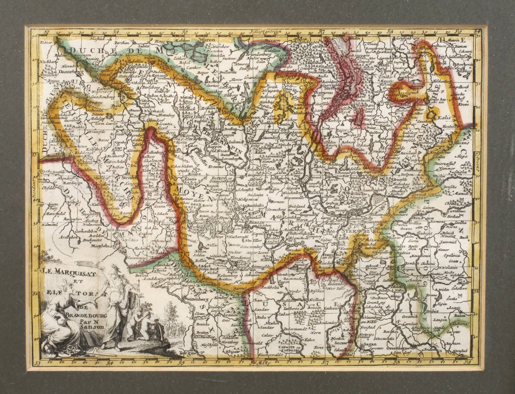 Nicolas Sanson, Karte Brandenburg