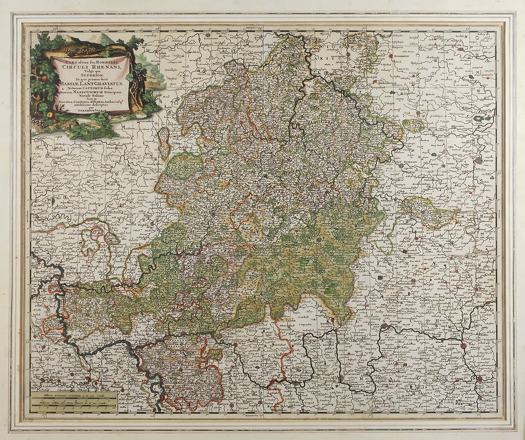 Gerard Valck, Karte Hessen