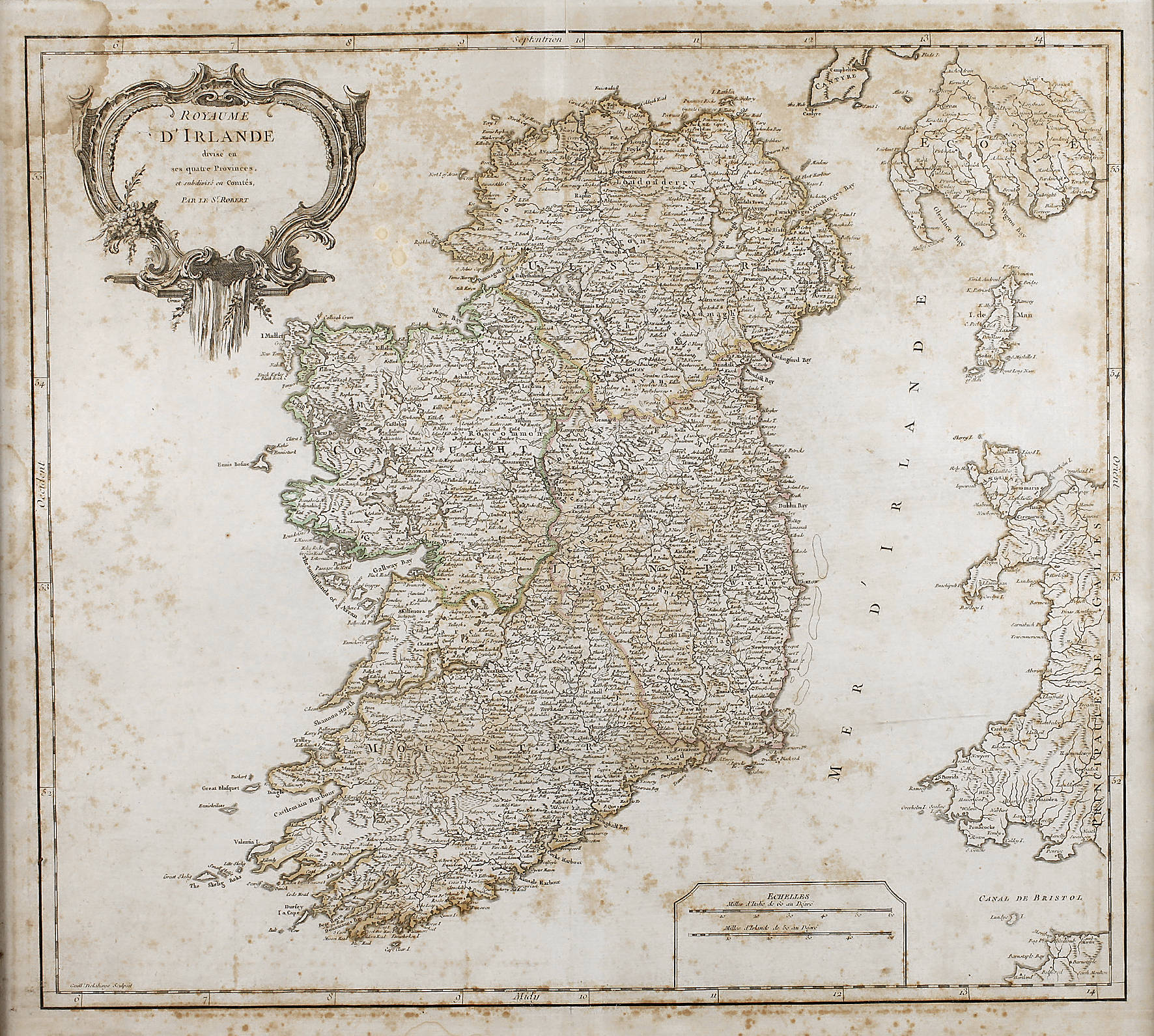 Didier Robert de Vaugondy, Karte Irland