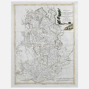 Antonio Zatta, Karte Nordwestdeutschland 1781