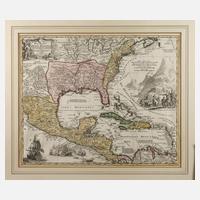 Johann Baptist Homann, Karte USA und Mexiko111