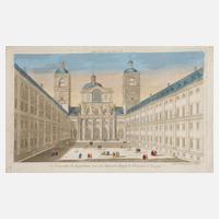 Ansicht der Königlichen Klosterresidenz El Escorial111