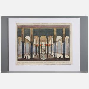 Ansicht des Löwenhofes der Alhambra