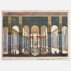 Ansicht des Löwenhofes der Alhambra