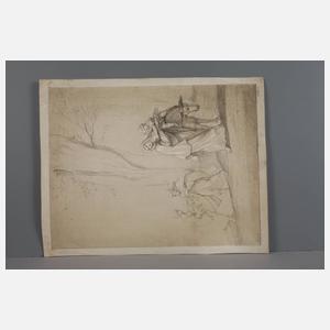 F. Piloty, Flucht nach Ägypten