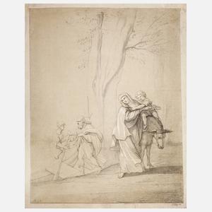 F. Piloty, Flucht nach Ägypten