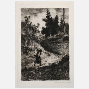 Ludwig von Gleichen-Rußwurm, Kiepe tragende Bäuerin