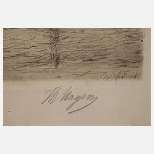 Prof. Theodor Hagen, Ufer mit Booten