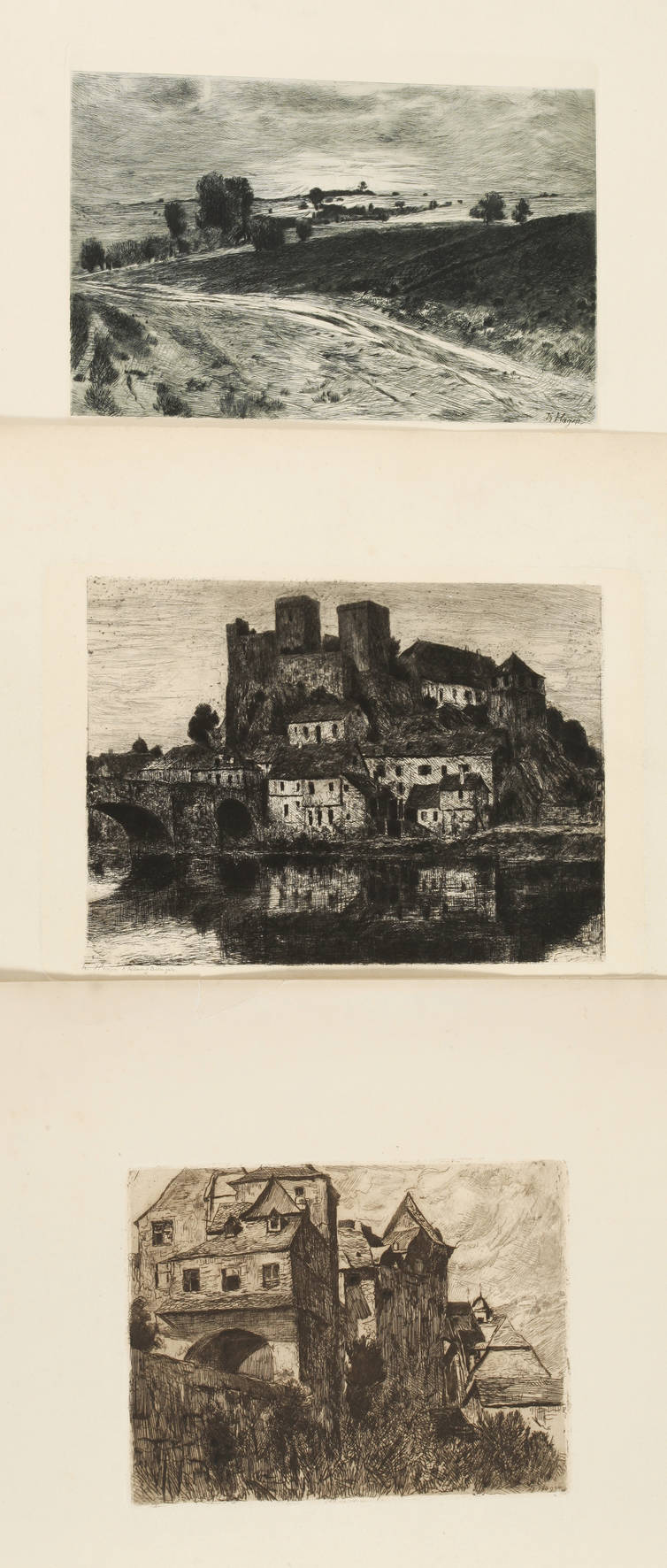 Prof. Theodor Hagen, Drei Graphiken