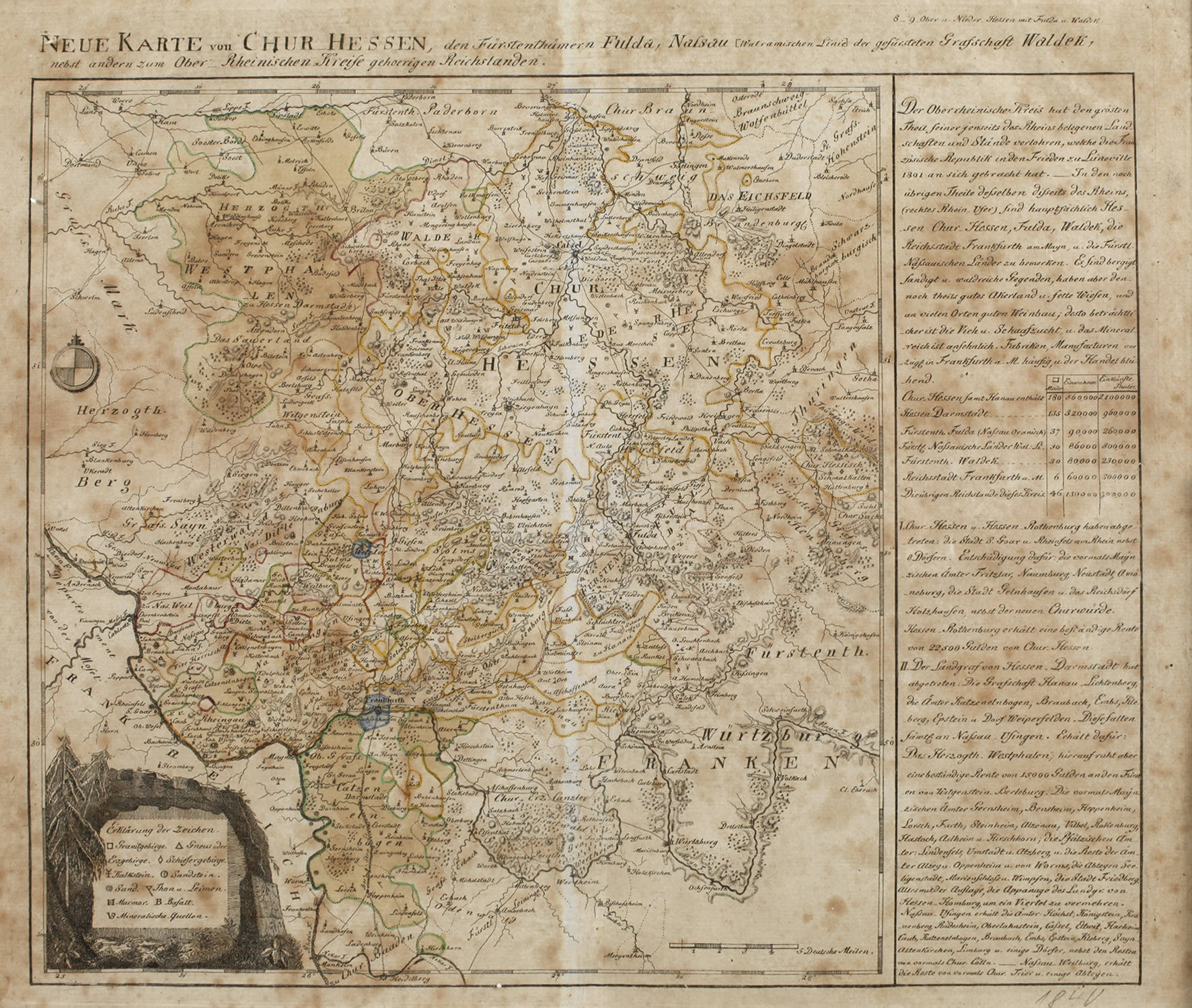 „Neue Karte von Churhessen...“