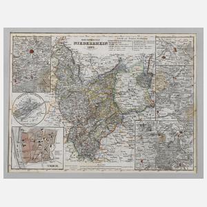 Karte Niederrhein 1837