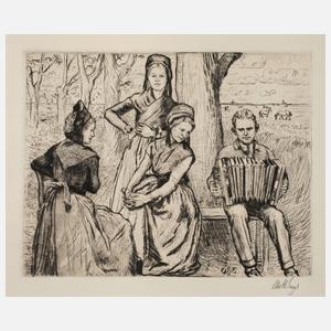 Prof. Otto Heinrich Engel, „Feierabend auf Föhr“