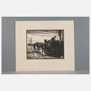 Daniel Staschus, „Beim Heuverladen“