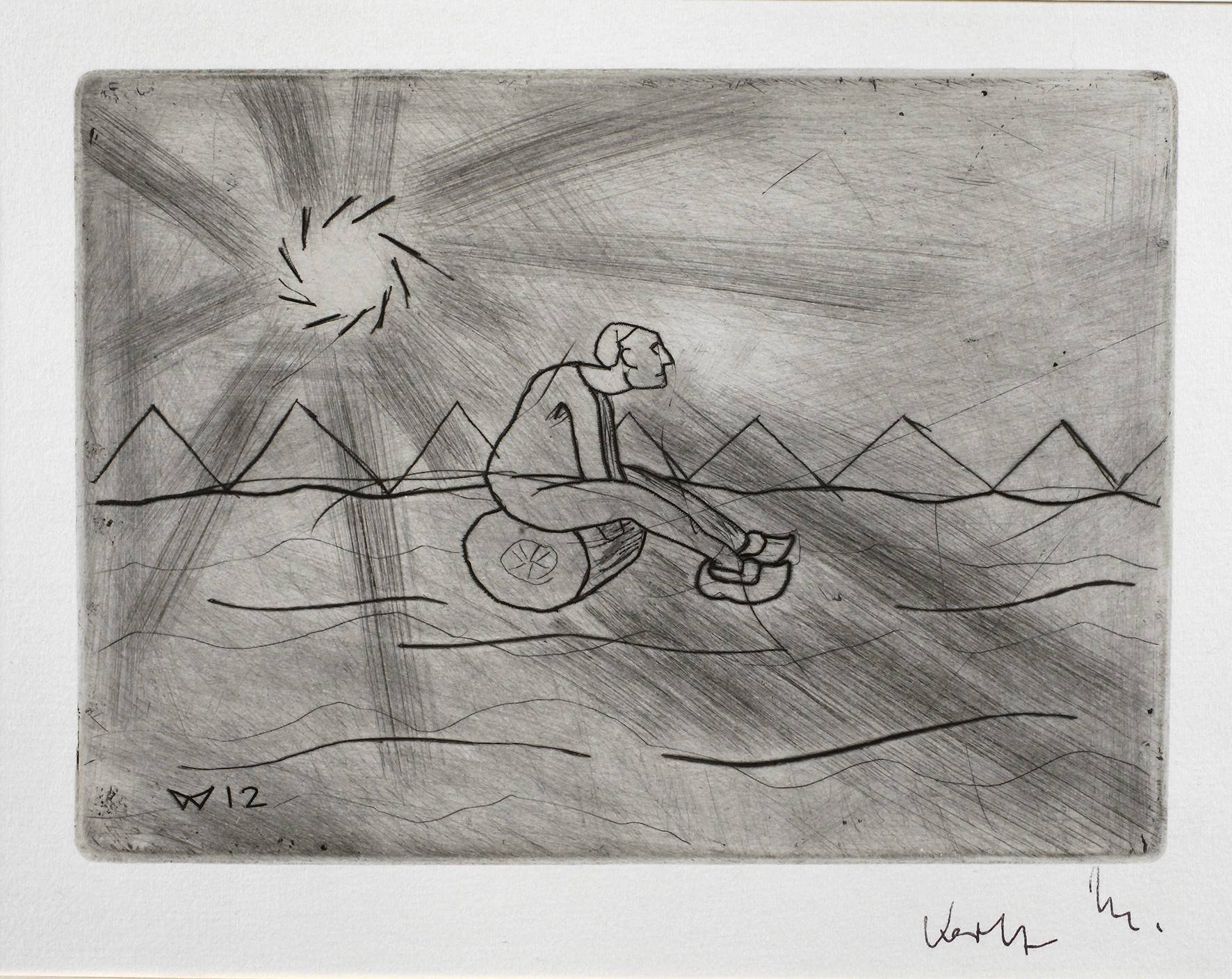 Wilhelm Morgner, „Holzfäller“