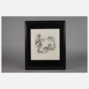 Régis Dho, Mädchen vor Schloss