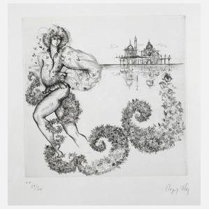 Régis Dho, Mädchen vor Schloss