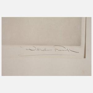 Prof. Wilhelm Funk, Herrenportrait