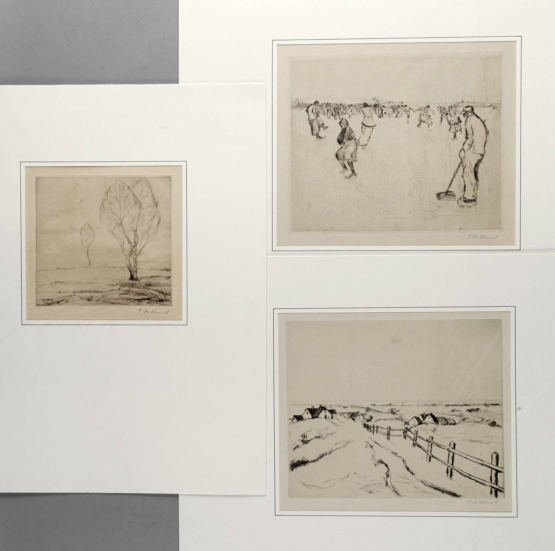 Prof. Paul Hans Ohmert, Drei Graphiken