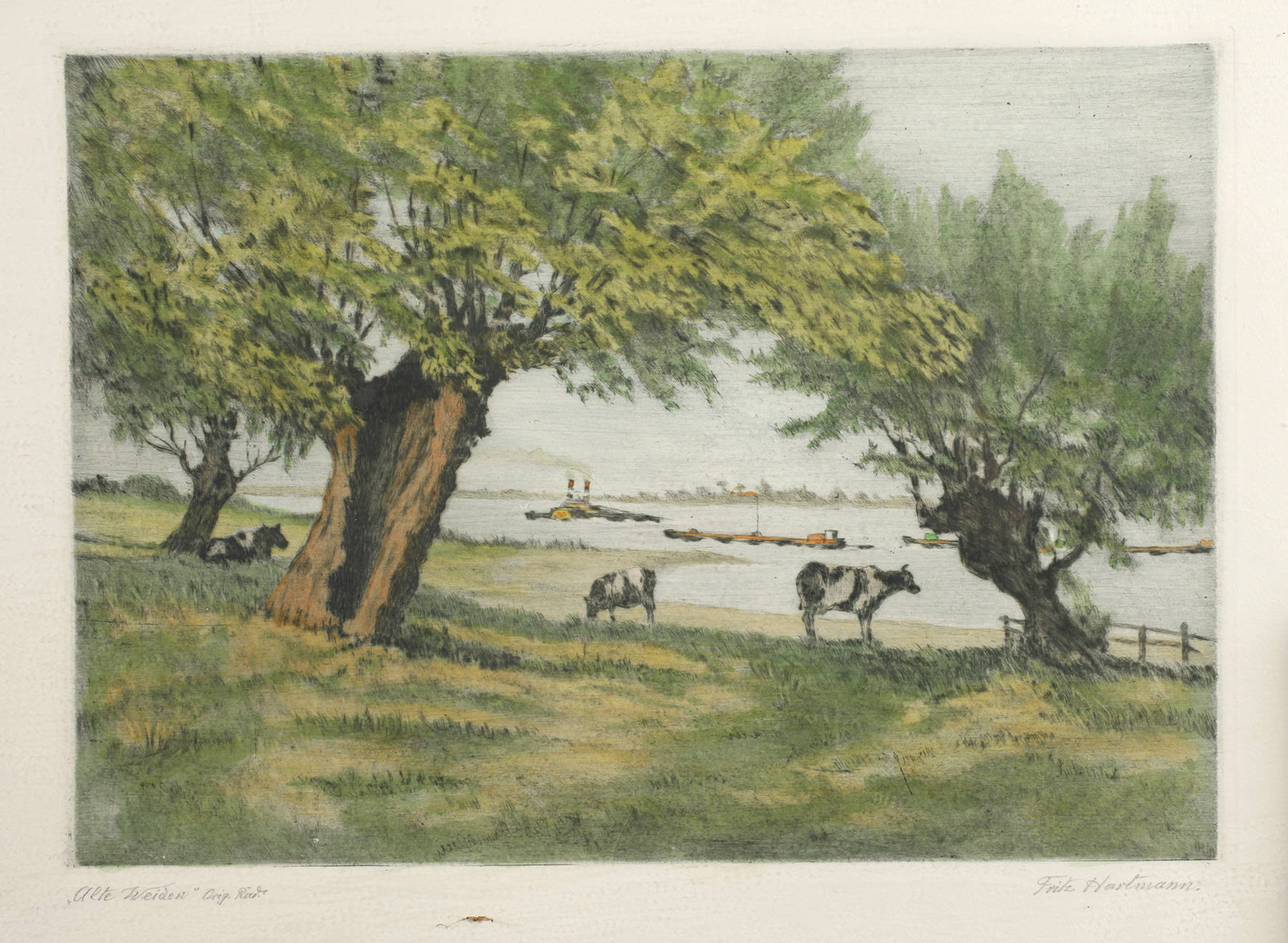 Fritz Hartmann, „Alte Weiden“