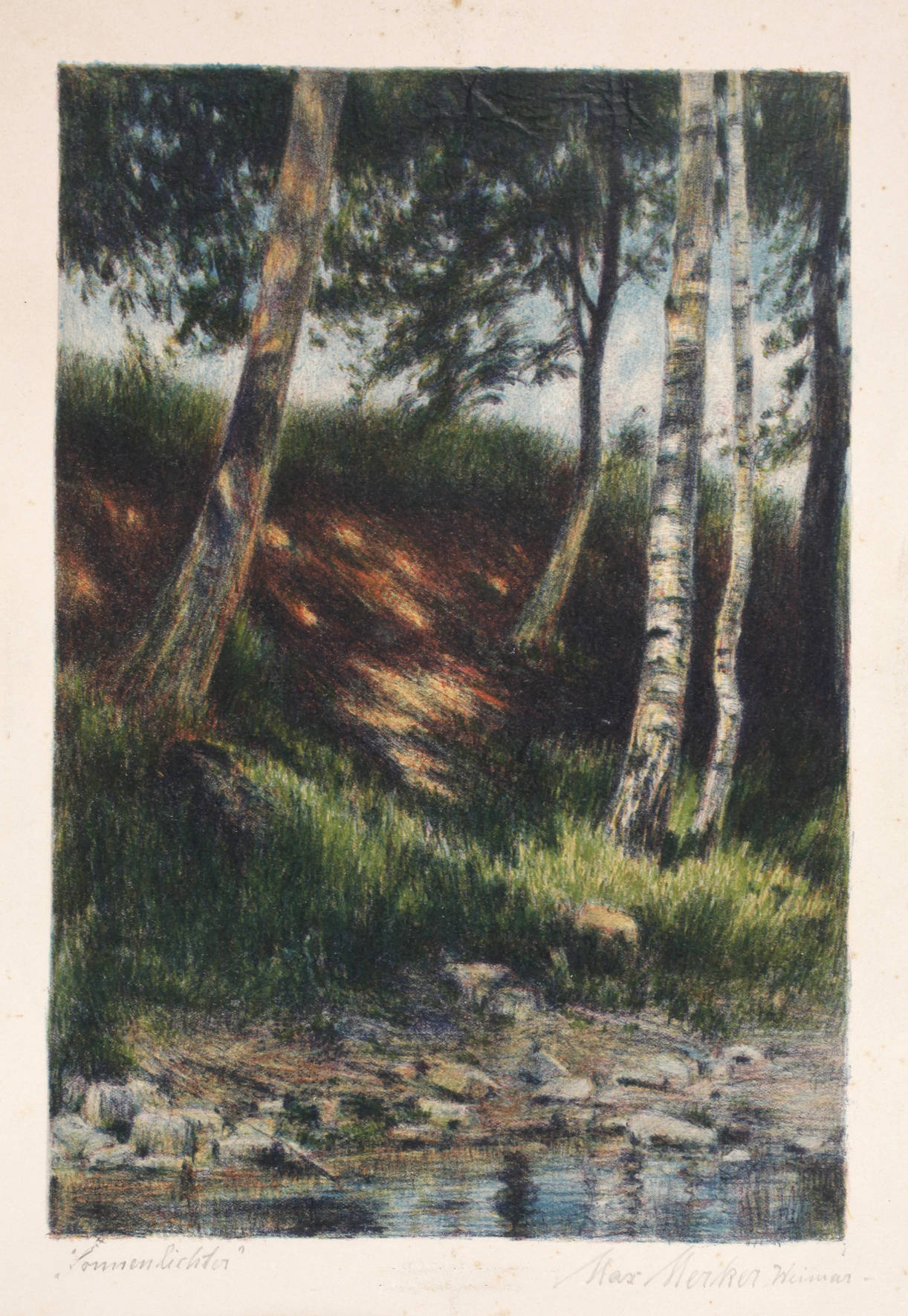 Max Merker, „Sonnenlichter“