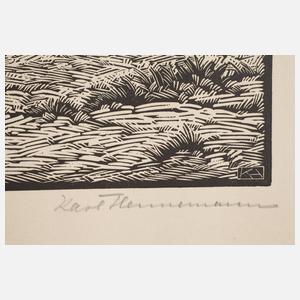 Karl Hennemann, ”Eichen im Frühjahr“