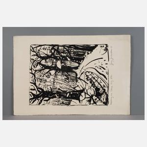 Georg Judersleben, „Waldweg im Schnee“