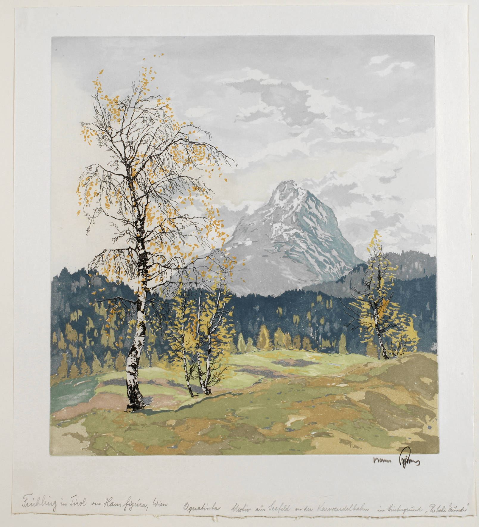Hans Figura, „Frühling in Tirol“