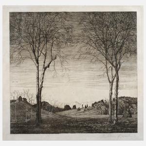 Prof. Heinrich Reifferscheid, Voralpenlandschaft