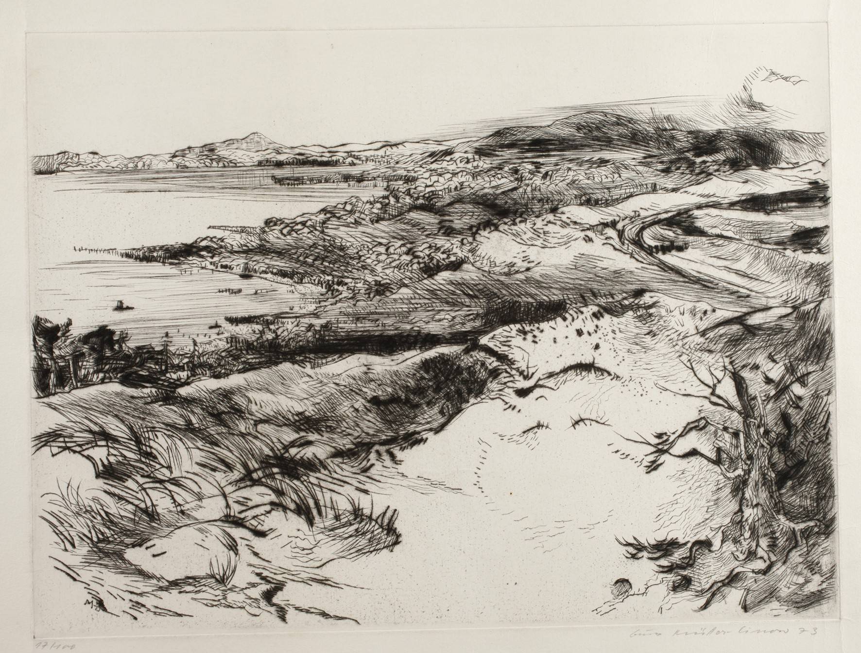 Prof. Bruno Müller-Linow, Dünen am Meer