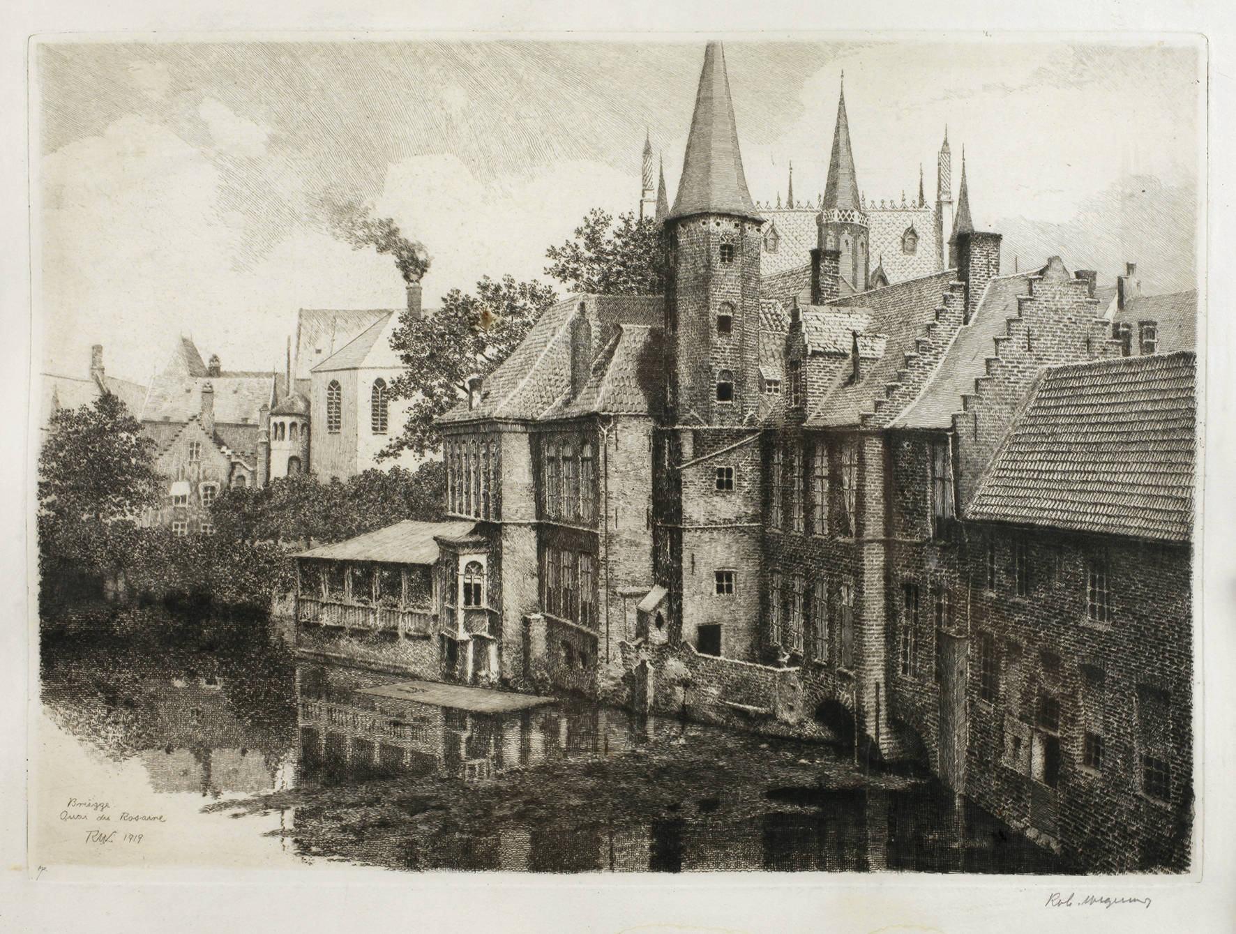 Der Rosenkranzkai in Brügge