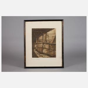 Else Berbenich, ”Nördlingen, Wehrgang“