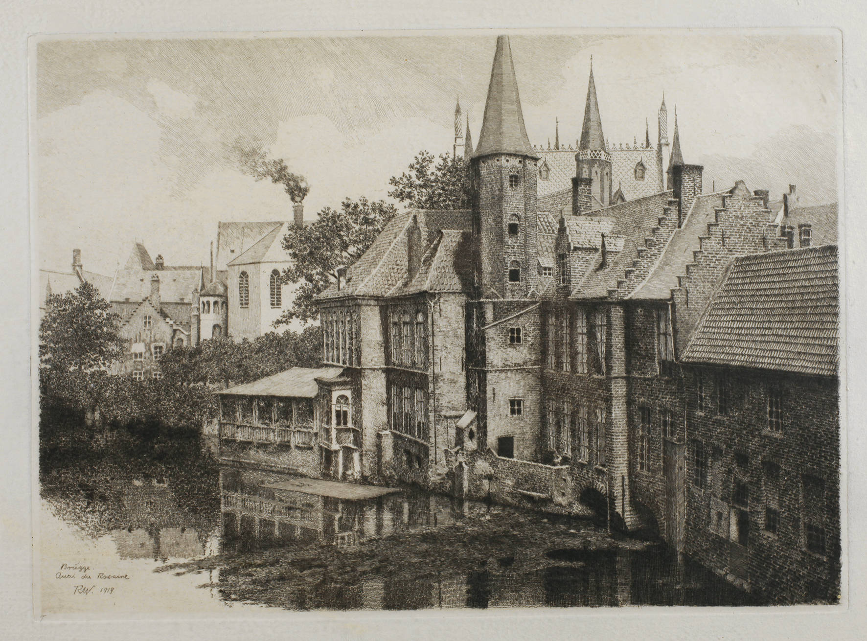 Der Rosenkranzkai in Brügge