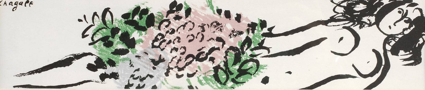 „Femme nue avec Fleurs“ nach Marc Chagall