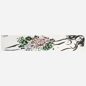„Femme nue avec Fleurs“ nach Marc Chagall