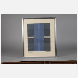 Abstrakte Komposition „Denium cross over“