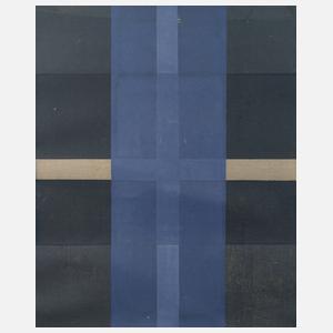 Abstrakte Komposition „Denium cross over“
