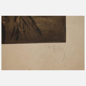 Zwei Graphiken „Palmsonntag“ und „Föhn“