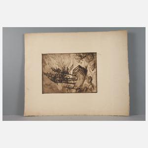 Zwei Graphiken „Palmsonntag“ und „Föhn“