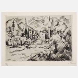 Prof. Josef Eberz, Ansicht Sarajevo