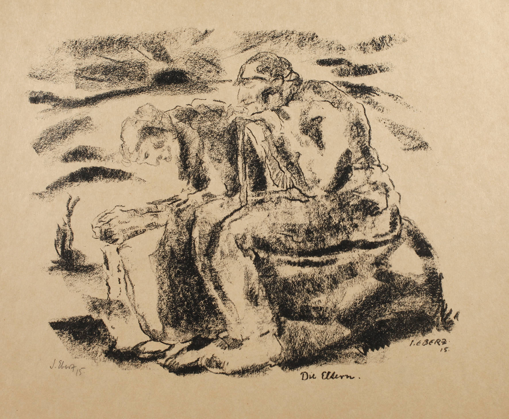 Prof. Josef Eberz, ”Die Eltern”