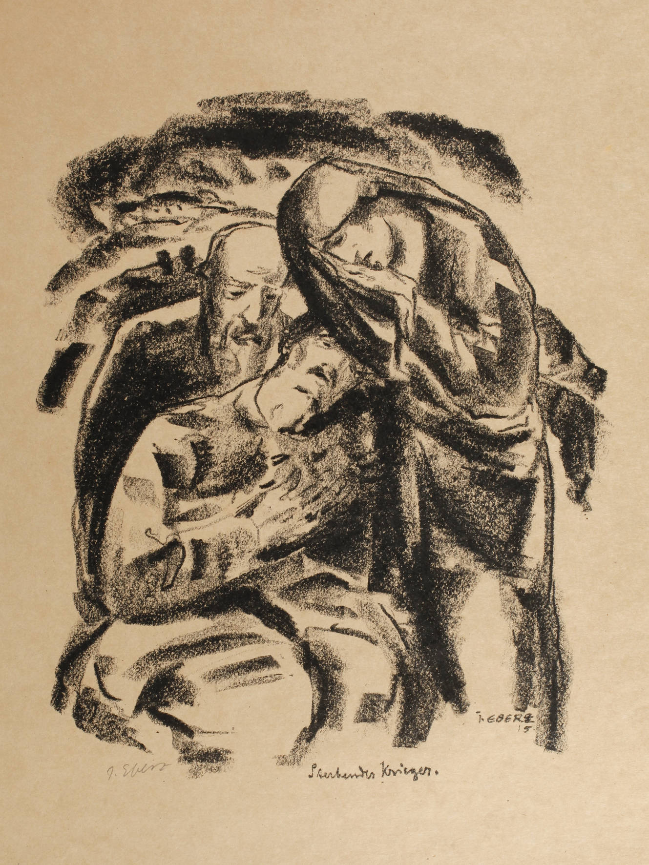 Prof. Josef Eberz, ”Sterbender Krieger”