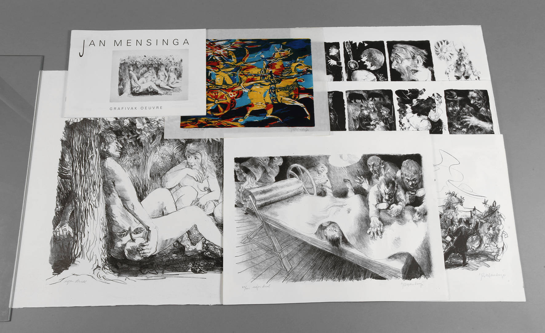 Jan Mensinga, Sechs Grafiken