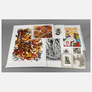 Konvolut dekorative Grafik