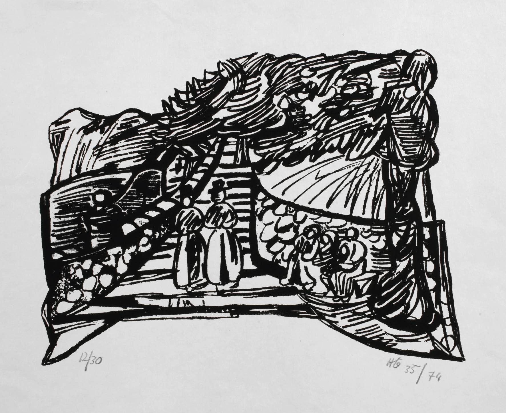 Prof. Hilde Goldschmidt, Parkszene