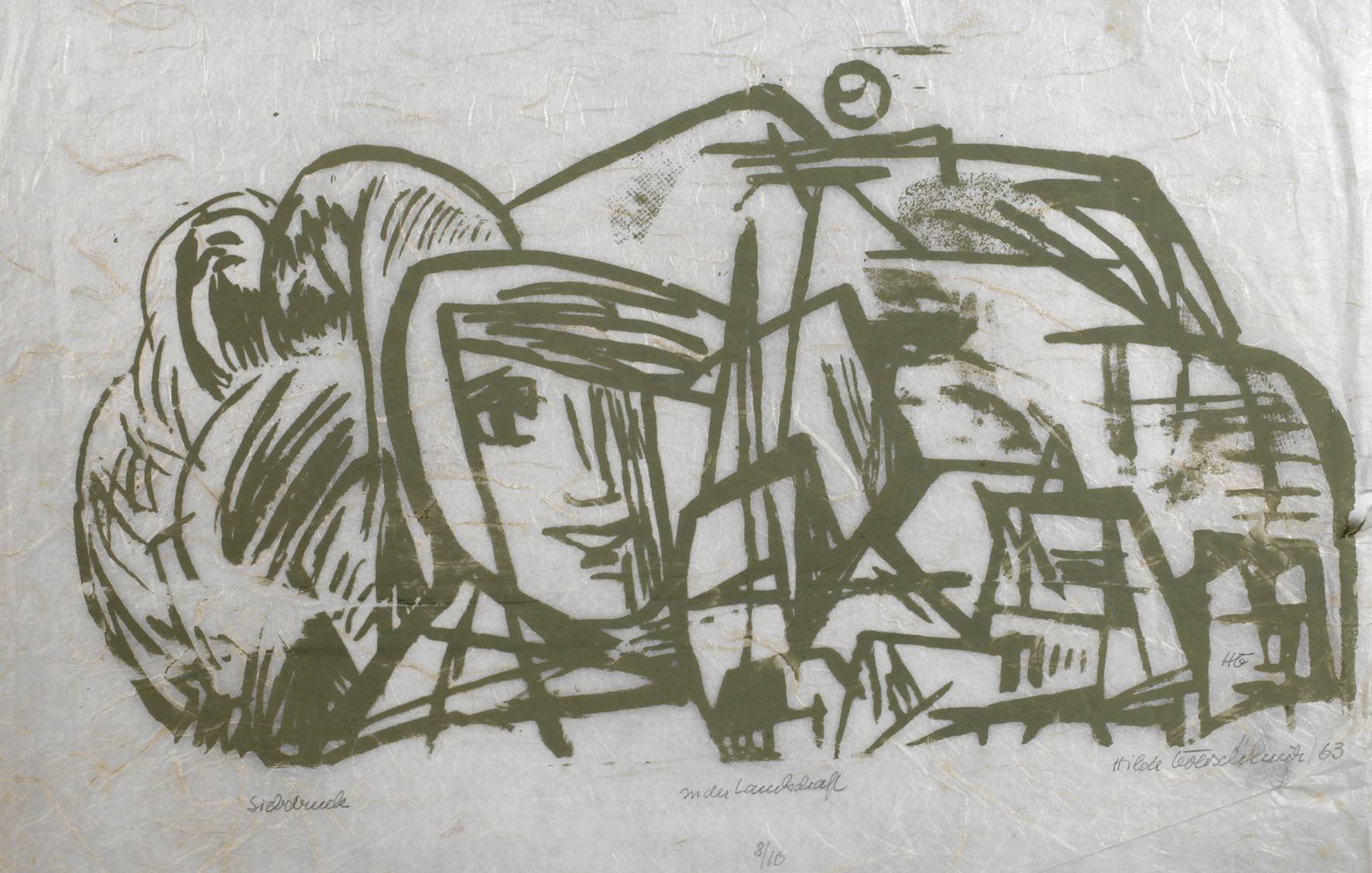 Prof. Hilde Goldschmidt, „In der Landschaft”