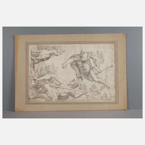 Hermes beschenkt einen Hirten