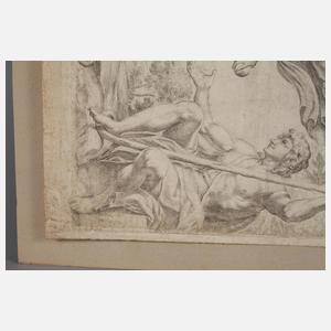 Hermes beschenkt einen Hirten