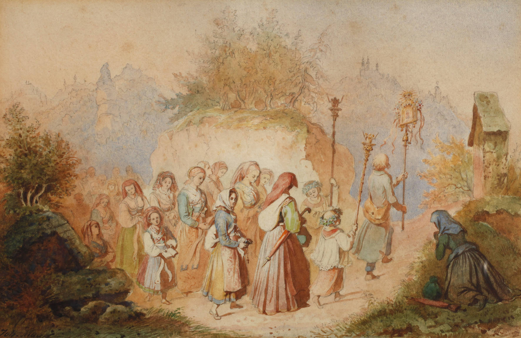 Johann Maar, Prozessionszug