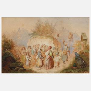 Johann Maar, Prozessionszug