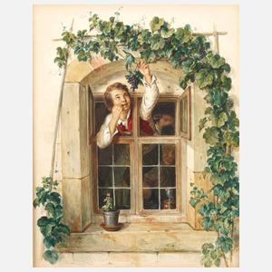 Karl Schröder, „Der Traubendieb“